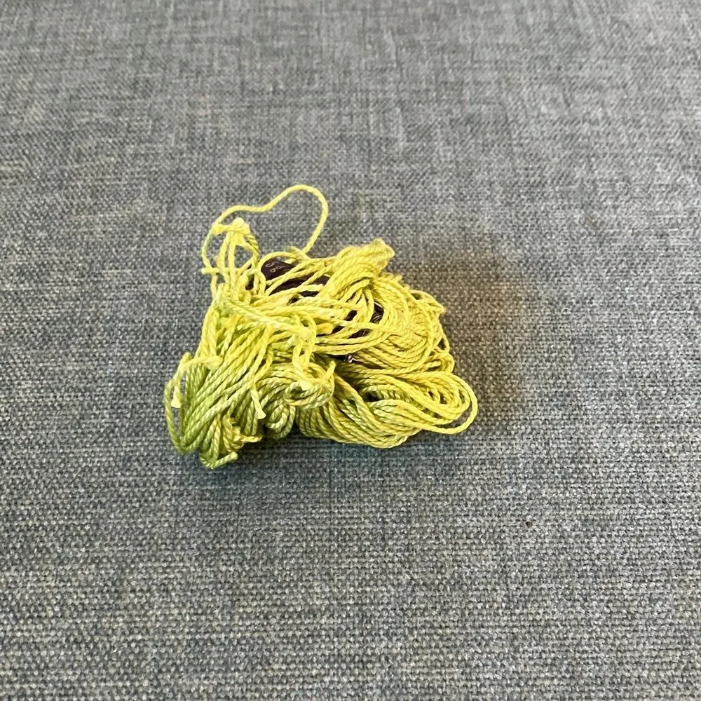 Green Needlepoint Thread Yarn